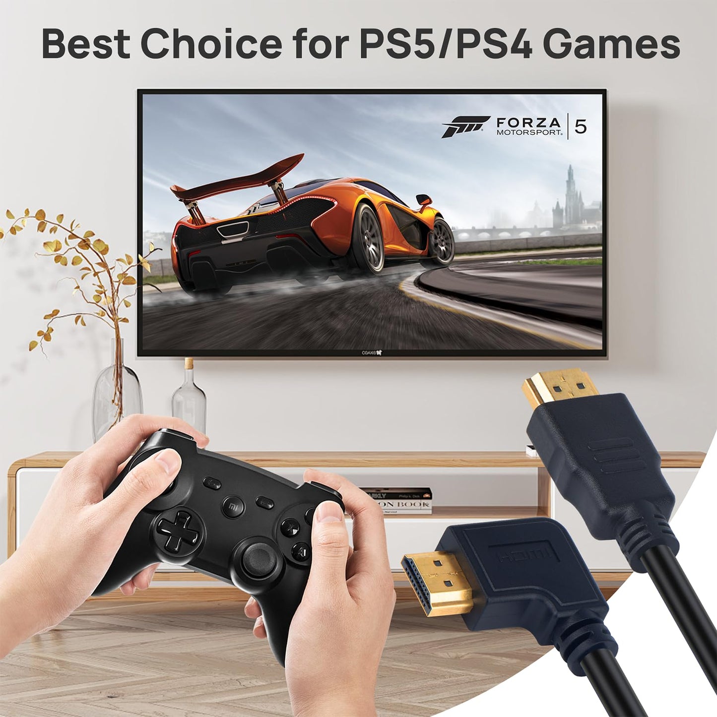 4K HDMI Cable 1.6 Feet 10-Pack, Ultra HD HDMI 2.0 Cable,High Speed 18Gbps @ 60Hz, Supports TV, Gaming, Ethernet, HDR, ARC, UHD, 3D, HDTV, 10.2 Gbps