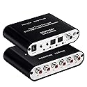 SOUTHSKY 5.1/2.1 Audio Rush Digital Sound Decoder Converter,Optical SPDIF, Coaxial to 5.1CH 2.1CH Analog Audio (6RCA Output) for Old AV Receiver