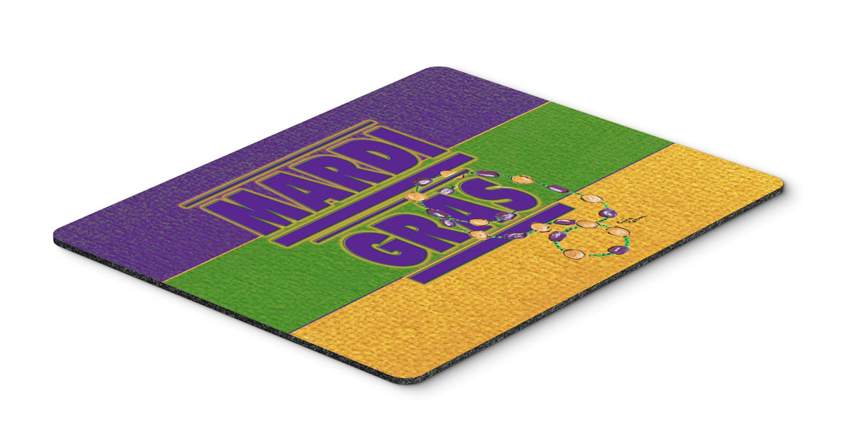 Caroline's Treasures 8388MP Mardi Gras Mouse Pad, Hot Pad or Trivet for Home Office Gaming Working Computers Laptop Mouse Mat,Washable Large Mousepad
