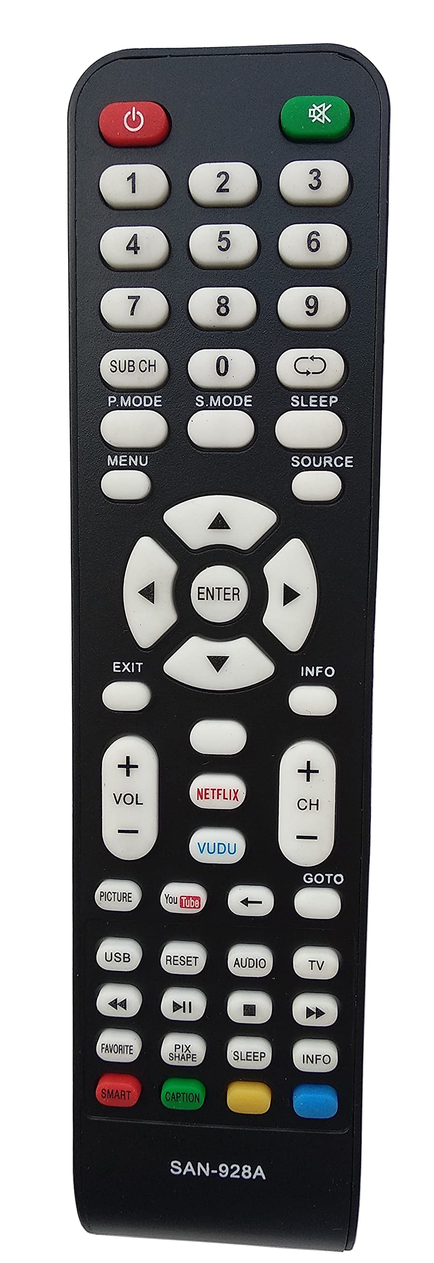 Gorilla babo Universal Remote Compatible for SANYO DP19647 DP32647 DP37647 DP42647 DP50747 DP26648 DP32648 DP32649 TV Remote Control