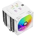 Thermalright Peerless Assassin 120 Digital ARGB White CPU Air Cooler, Digital Screen Top Cover,6 Heatpipes Computer CPU Cooler, for AM4/AM5,Intel