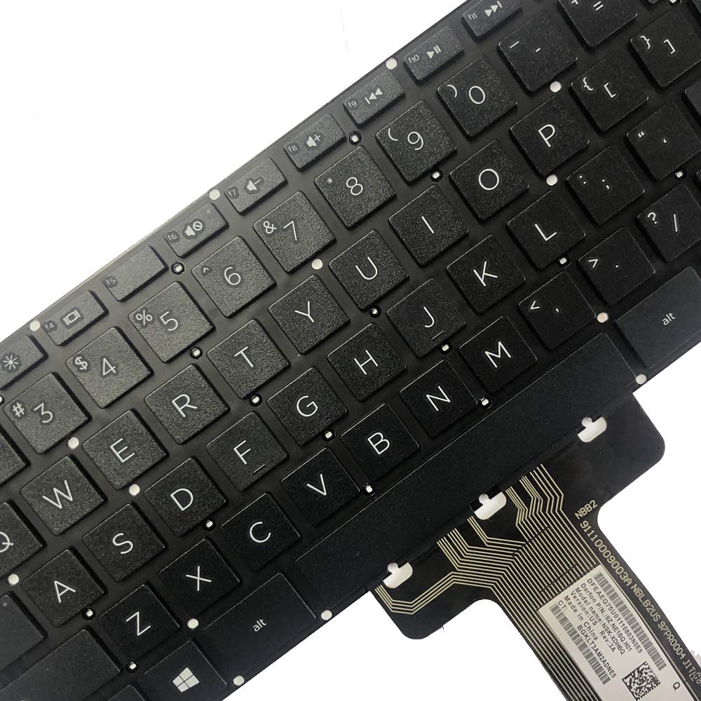 Zahara Laptop US Keyboard Black Replacement for HP 14-DK Series 14-dk0011ds 14-dk0012ds 14-dk0022wm 14-dk0024wm 14-dk1003dx 14-dk1025wm