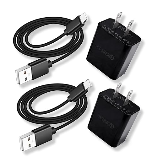 2 Pack 10ft USB-C Charger Cable for TCL Flip Pro 4056,FLIP 2,TCL Stylus 4X 5G,TCL 30 XE,30XL,30 SE,40 XE,40X,40R,20 Pro 10L,10 Plus,10 SE,10