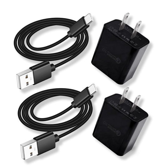 2 Pack 10ft USB-C Charger Cable for TCL Flip Pro 4056,FLIP 2,TCL Stylus 4X 5G,TCL 30 XE,30XL,30 SE,40 XE,40X,40R,20 Pro 10L,10 Plus,10 SE,10