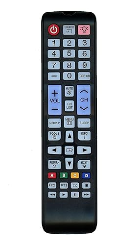 Replacement Remote Control for Samsung UN24H4000 UN24H4000AF UN28H4000 LED TV (2014 Model)