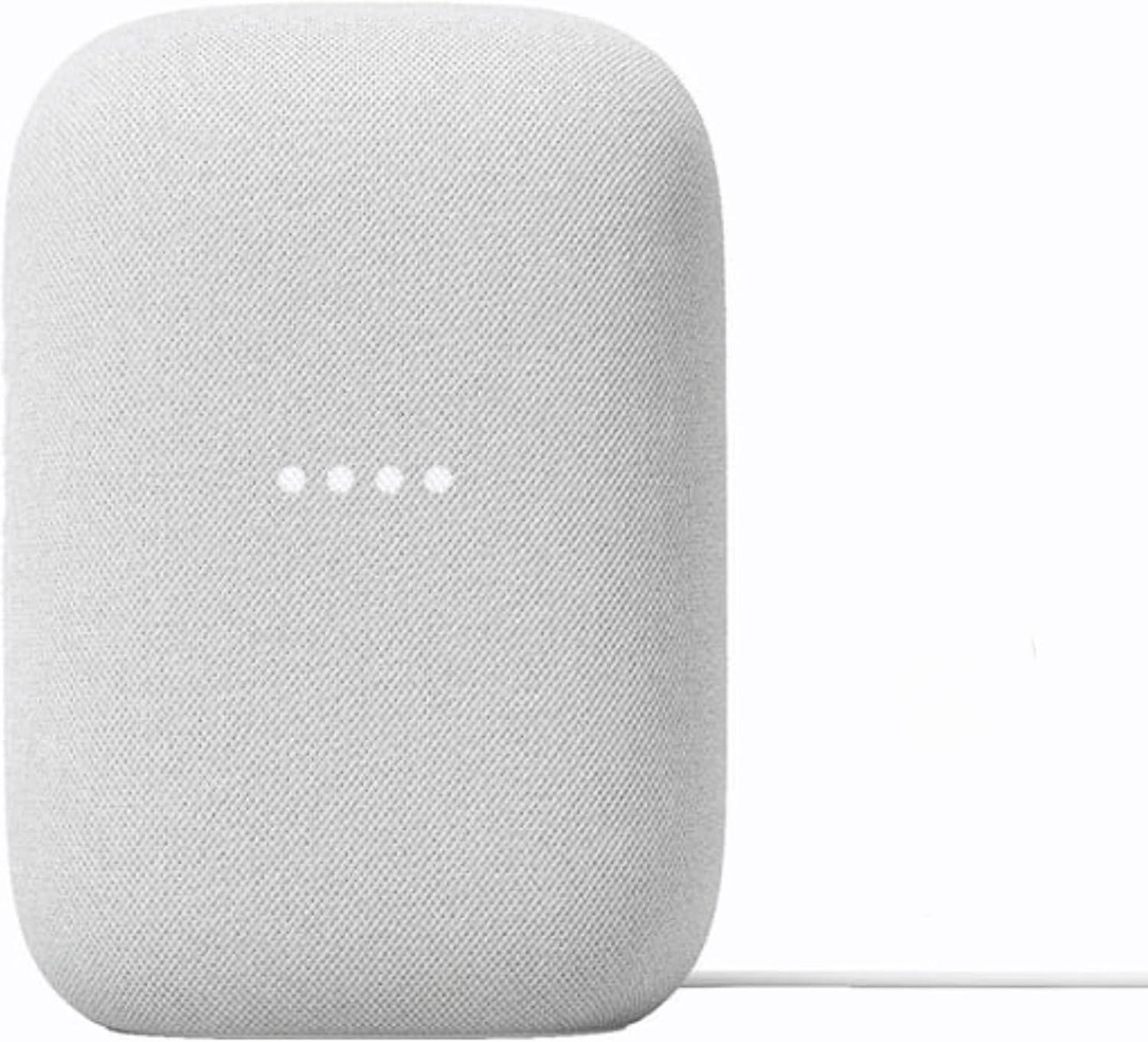Google Audio Bluetooth Speaker - Wireless Music Streaming, Powerful Sound, Assistant Built-in, Wi-Fi and Bluetooth Connectivity, Smart Home Control