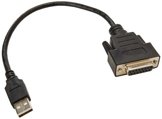 Belkin 8-Inch USB Joystick Adapter for SideWinder, DB15 (F) to USB (M) (F3U200-08)