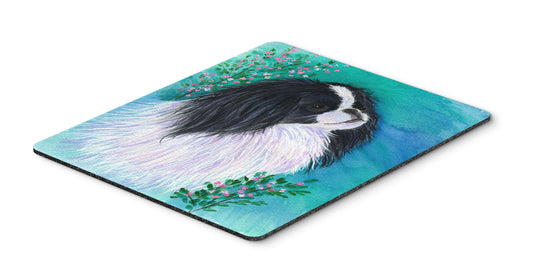 Caroline's Treasures SS8134MP Japanese Chin Mouse Pad, Hot Pad or Trivet for Home Office Gaming Working Computers Laptop Mouse Mat,Washable Large