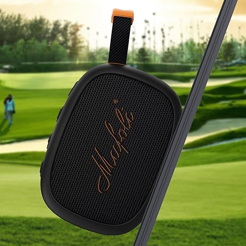 Mufoli Magnetic Bluetooth Speaker, Mini Portable Speaker with 15H Playtime, Shower Bluetooth Speaker IP67 Waterproof and Dustproof, Powerful Sound