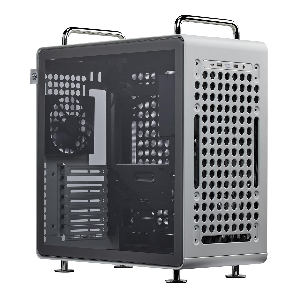 Cooler Master QUBE 540 ATX Mid-Tower PC Case, High Airflow, Tempered Glass
