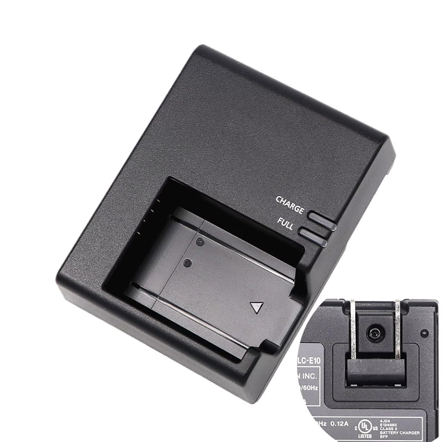 LP-E10 LC-E10C Quick Wall Battery Charger Compatible with Canon: EOS Rebel T7 T6 T5 T3 T100 4000D 3000D 2000D 1300D 1200D 1100D 4000D DSLR Digital