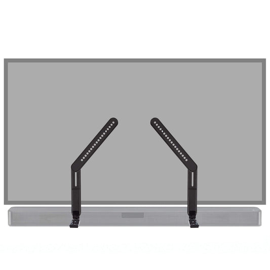 ECHOGEAR Sound Bar Mounting Brackets for TVs - Adjust Height & Depth for Maximum Compatibility Between Your TV & Soundbar - Works with with LG, Vizio