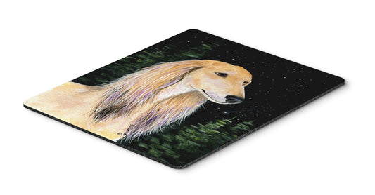 Caroline's Treasures SS8485MP Starry Night Saluki Mouse Pad, Hot Pad or Trivet for Home Office Gaming Working Computers Laptop Mouse Mat,Washable
