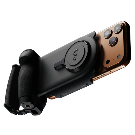ProGrip Mobile Battery Grip, DSLR-Style Phone Camera Grip with Built-in Powerbank of Qi Charging, Ergonomic Handle with Wireless Shutter Button, Phone