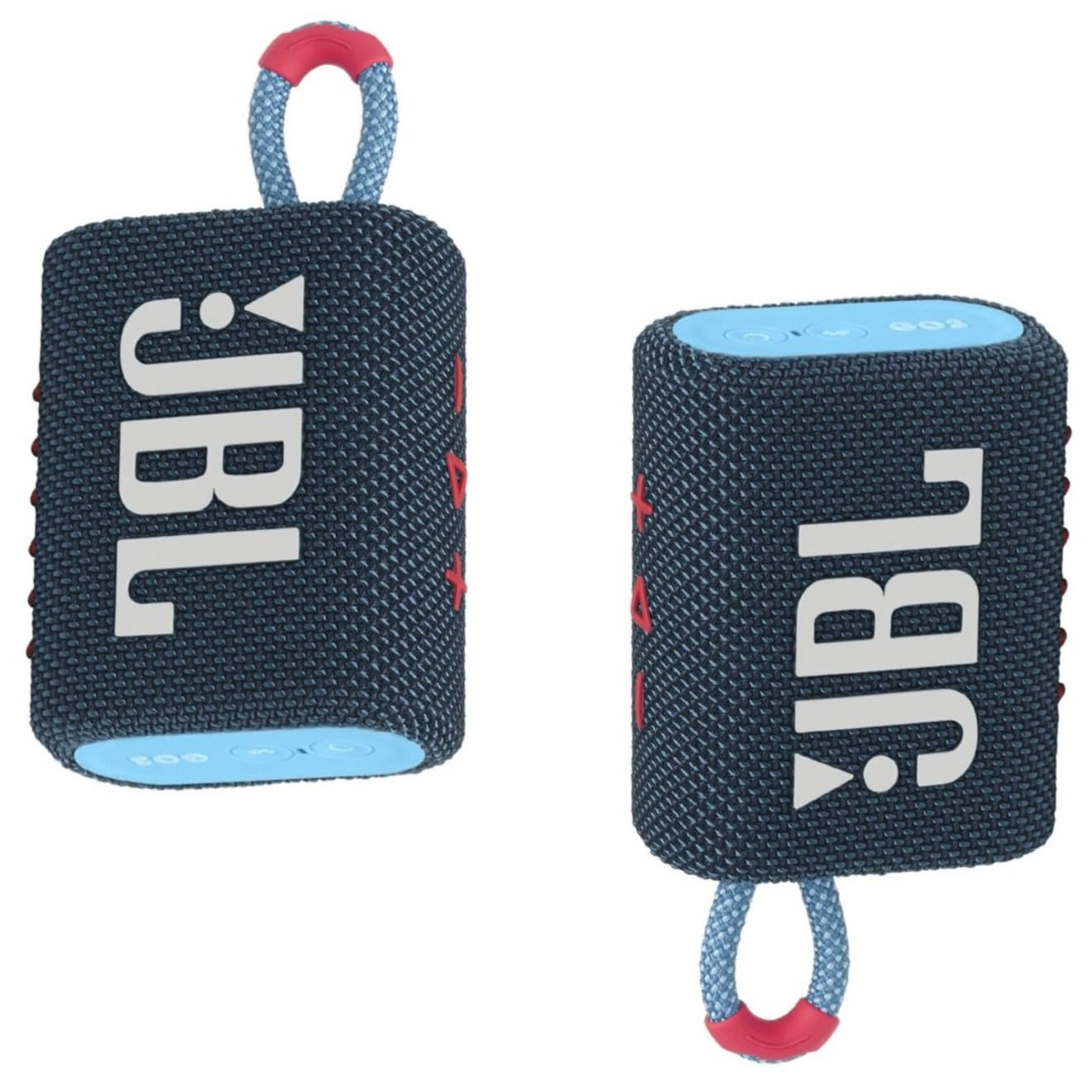JBL Go 3 Portable Waterproof Wireless IP67 Dustproof Outdoor Bluetooth Speaker (Blue Pink)