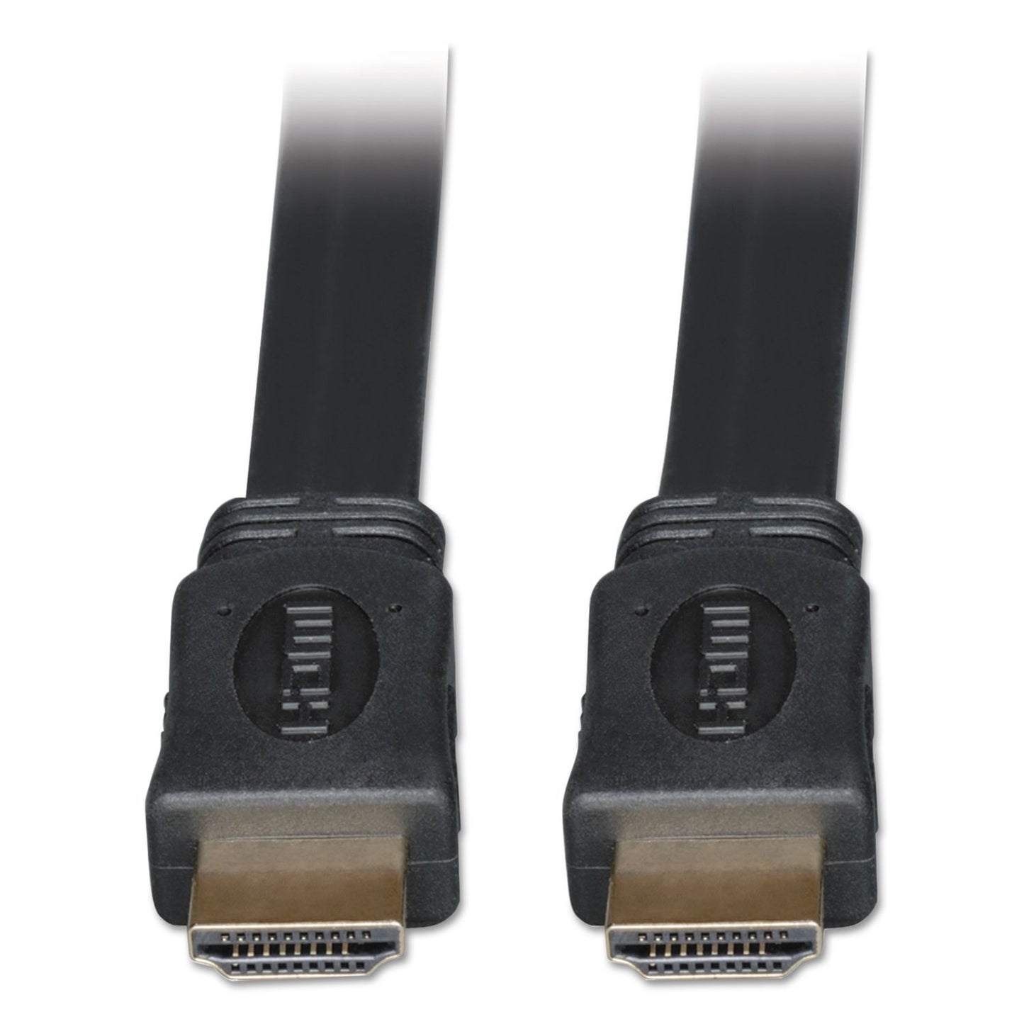 Tripp Lite High Speed HDMI Flat Cable, High-Definition Video 4K x 2K, Digital Video with Audio (M/M), Black, 3-ft. (P568-003-FL)