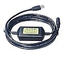 Avanexpress PLC Micrologix Cable USB Interface Compatible PLC Micrologix 1000, 1200, 1400 Series with USB-1761-CBL-PM02 8 Pin Round Aapater
