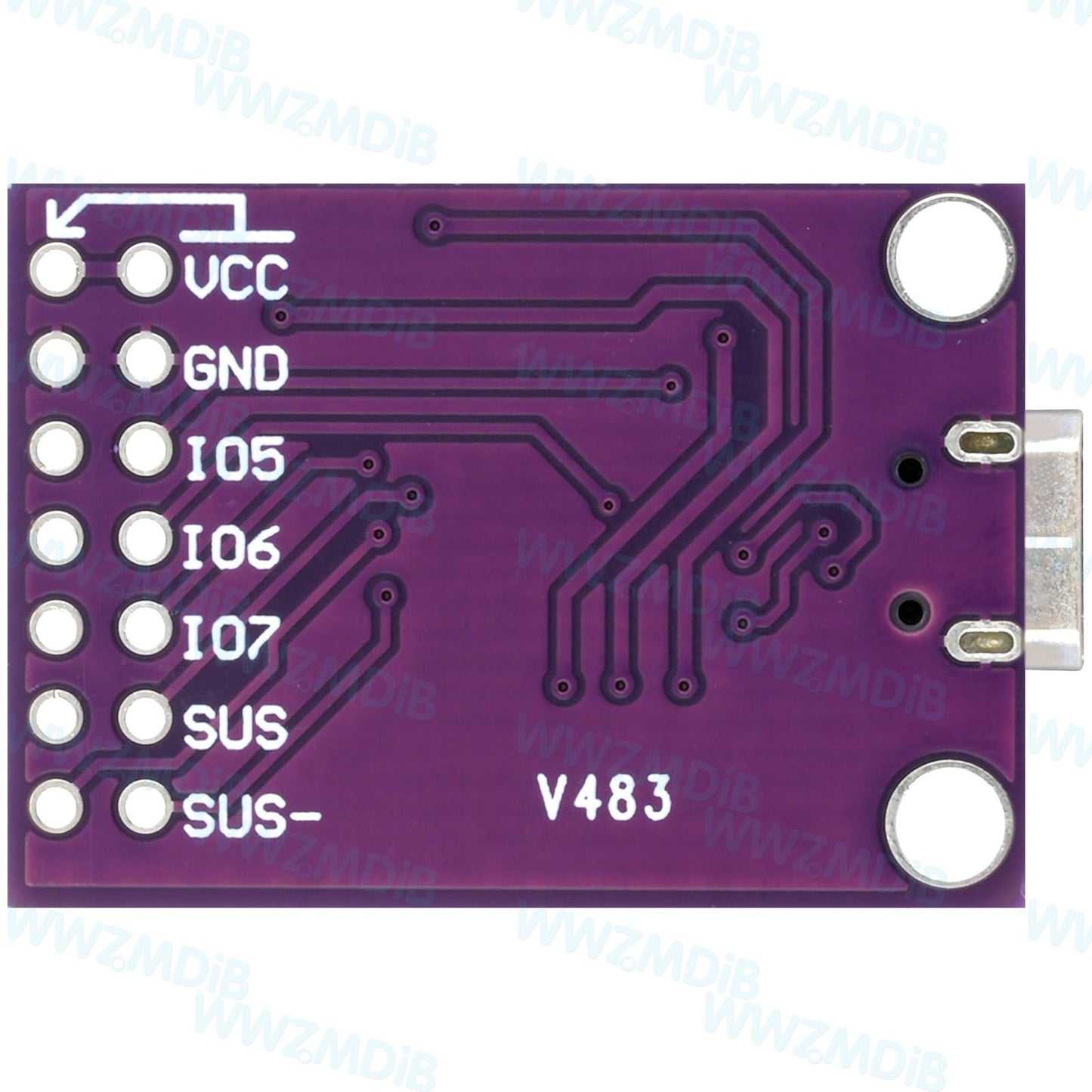 WWZMDiB CP2112 Adapter Micro USB to SMBus I2C Communication with Wires