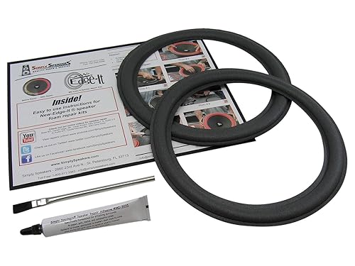 New Large Advent 10" Foam Speaker Repair Kit Metal Frame FSK-10AD (Pair)