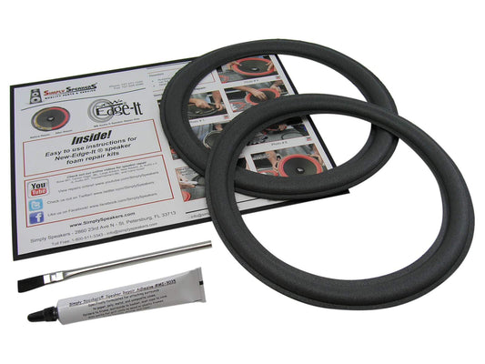 New Large Advent 10" Foam Speaker Repair Kit Metal Frame FSK-10AD (Pair)