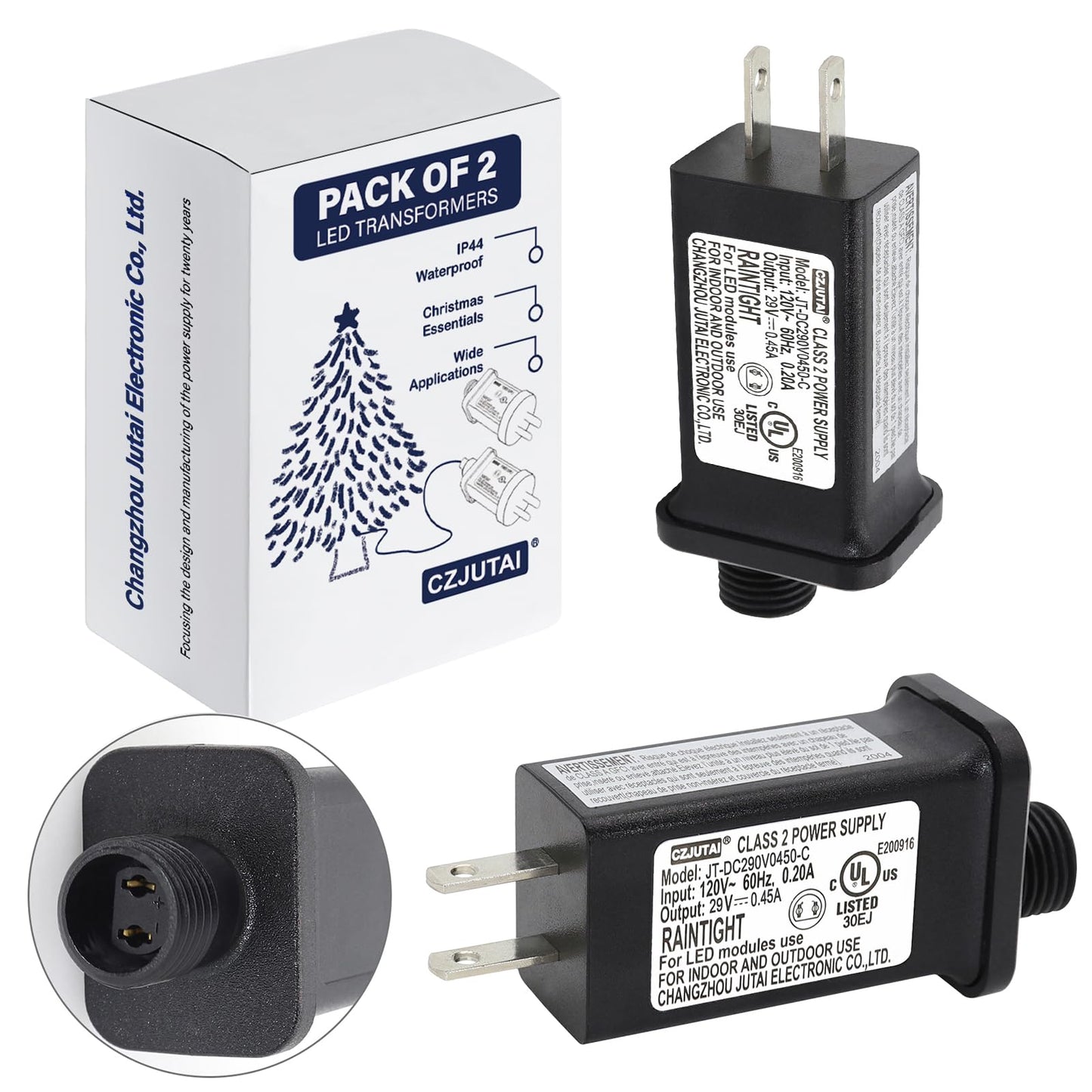 PremierAdapter 29V 0.45A Transformer for CZJUTAI JT-DC290V0450 Adapter 29V 13W LED Power Supply, TS-13W29V LED Raintight IP44 US Plug Adapter…