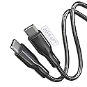 Metal Braided USB-C to USB-C Cable 6.6ft, 60W PD Fast Charging & Data Sync, Cat & Dog Chew Proof Charger Cord, Tangle-Free Indestructible Charger Cord