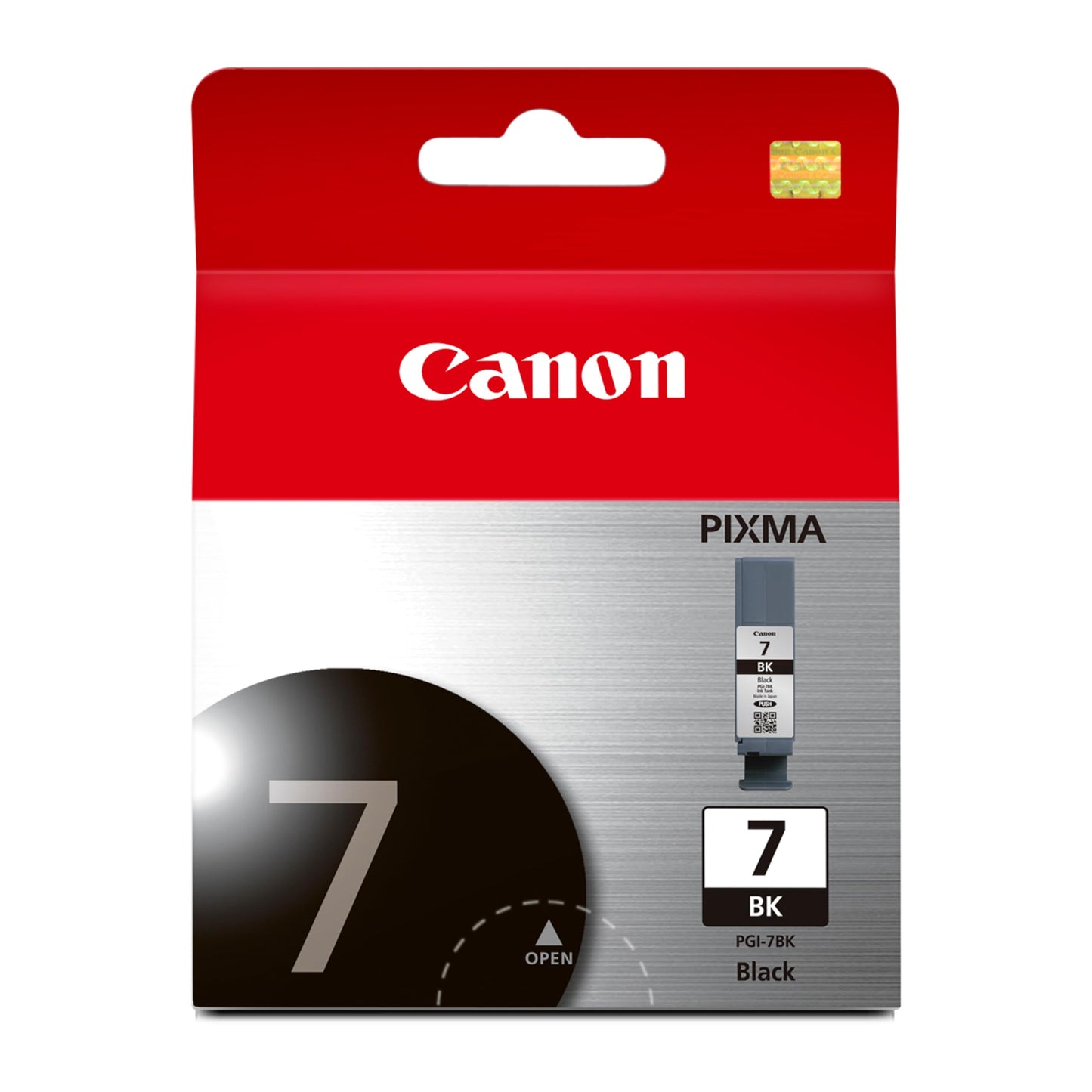 Canon PGI-7 Genuine Black Ink Tank, Compatible with MX7600, and IX7000 Printers