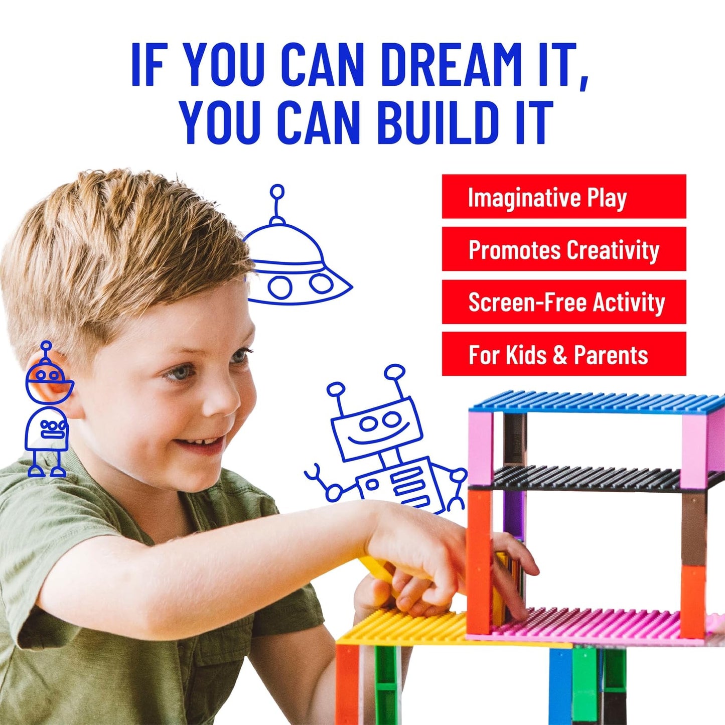 Strictly Briks 12pk Stackable Baseplates 6x6 – Compatible with Lego, 20x20 Stud Classic Building Plates, Double-Sided, 12 Nature Colors