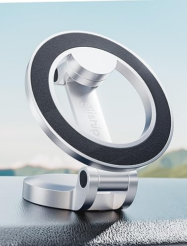 for MagSafe Car Mount, [42 Strong Magnet & 360° Rotation] Ultra Magnetic Car Phone Holder, Magnetic Phone Holder for Car Mag Safe Car Mount Fit