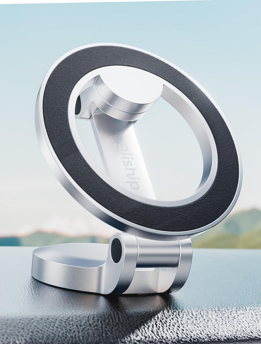 for MagSafe Car Mount, [42 Strong Magnet & 360° Rotation] Ultra Magnetic Car Phone Holder, Magnetic Phone Holder for Car Mag Safe Car Mount Fit