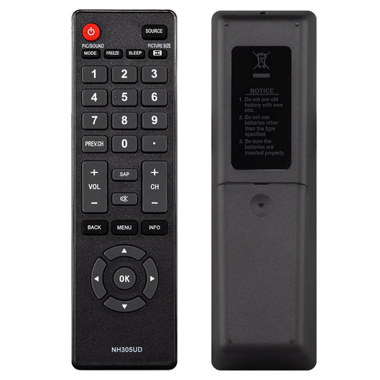 NH305UD Remote Control Replacement for Emerson TV Remote, Universal Remote Control for Emerson TV LCD HDTV Models LF402EM6 LF461EM4 LF501EM4 LF501EM5F