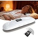 ByteWave Bone Conduction Under Pillow Sleep Speaker, Ultra-Thin Wireless Bluetooth 5.3 Mini Pillow Speaker with LED Display,TF Card,Auto-Off, Private