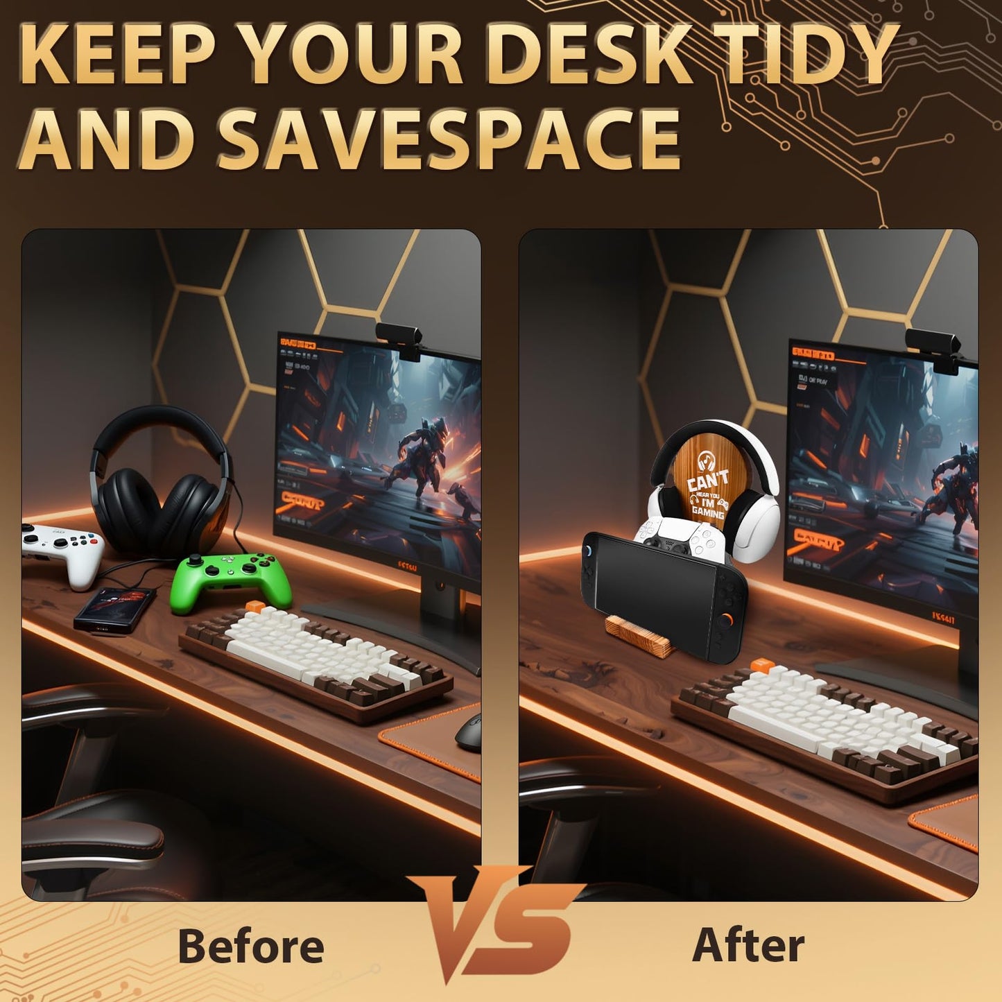 Moginno Gamer Gifts for Men Teen Boy, Gaming Room Decor for Teenage, Gaming Gifts for Boyfriend, Son, Brother, Husband, Game Stuff Accessories…