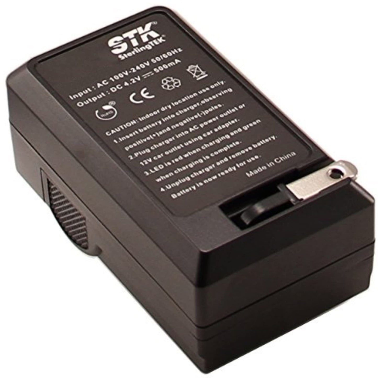 STK's NB-4L Battery Charger for Canon NB-4L ELPH 330 HS, ELPH 300 HS, VIXIA Mini, ELPH 100 HS, ELPH 310 HS, Powershot SD1400 is, SD750, SD1000, SD600