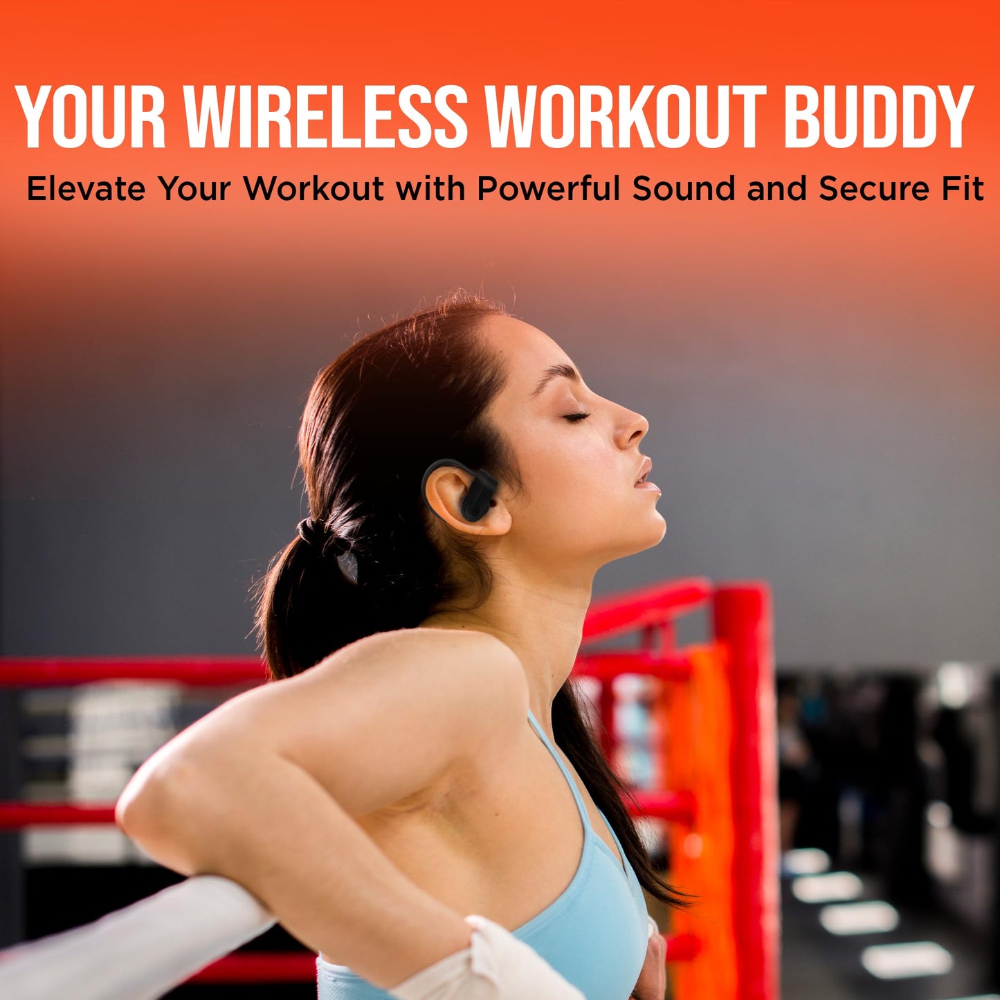 HyperGear Sport True Wireless Earbuds Wireless Bluetooth Earbuds Noise Cancelling Microphone, Quick-Pair Secure-Fit Ear Hooks, Bluetooth Ear Buds…