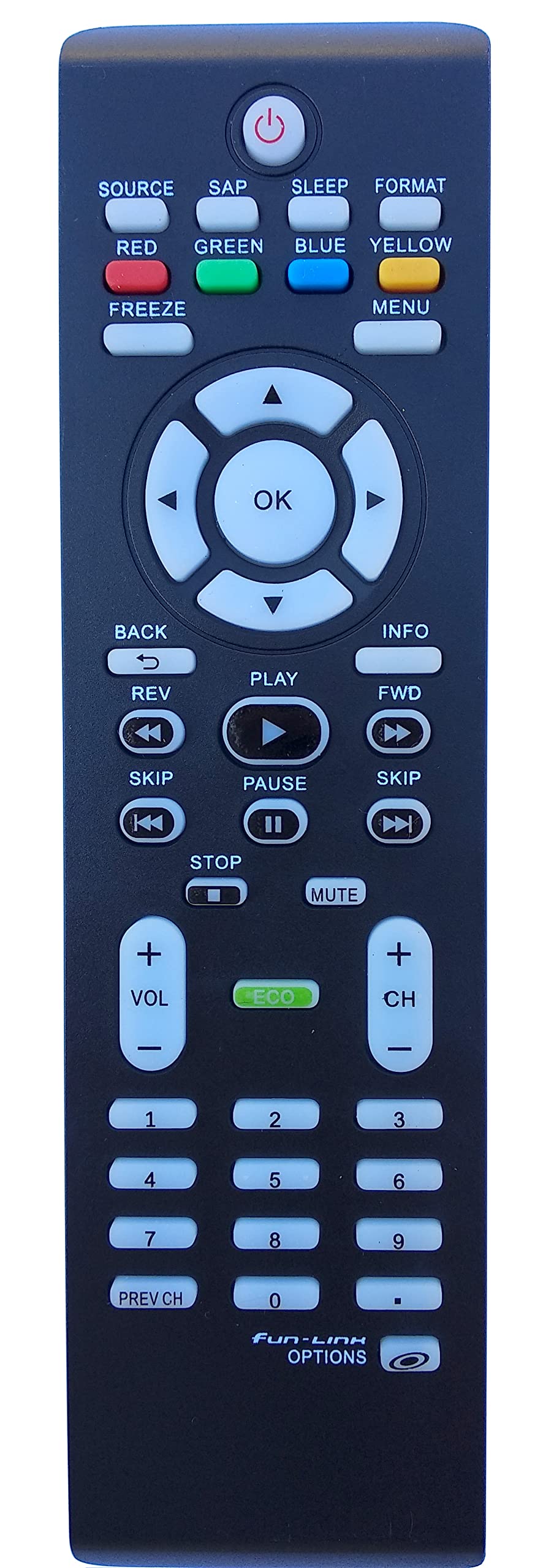 Universal Remote Compatible for Magnavox 32MF301B/F7 37MF301B/F7 40MF401B/F7 TV Remote Control