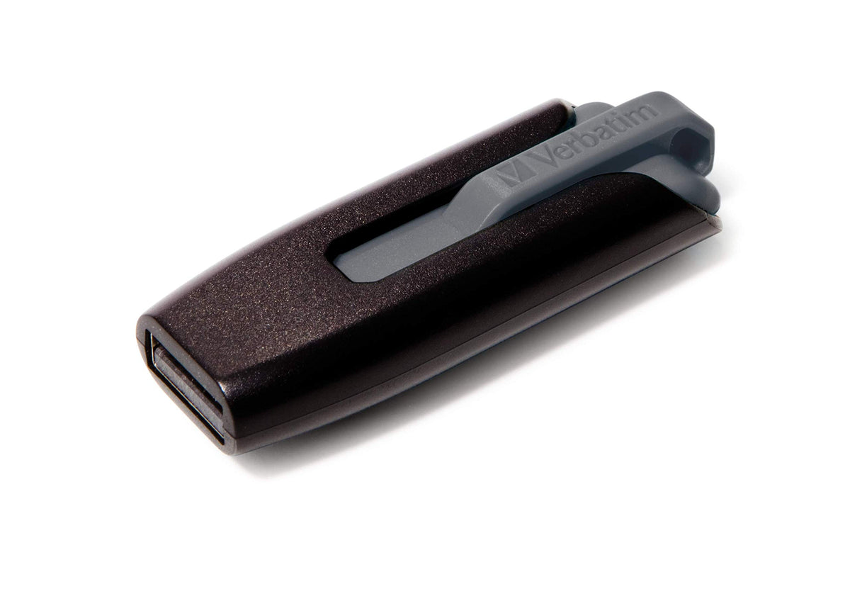 Verbatim 32GB Store 'n' Go V3 USB 3.2 Gen 1 Flash Drive, Retractable - Gray