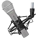 SUNMON Q2U USB/XLR Microphone Shock Mount Holder for Reduces Vibration and Noise, Suitable for Samson Q2U USB/XLR Dynamic Mic