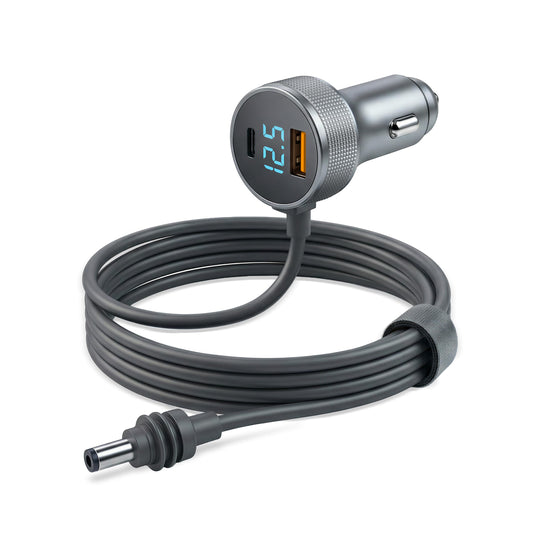 Star.Link Mini Cable,Star.Link Mini Accessories Car Charger, 3-in-1 DC Power Cable with 12V-48V Cigarette Lighter Adapter,PD 30W + USB-A 30W + DC 72W