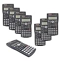 RENUS 8 Packs, 2-Line Engineering Scientific Calculator Function Calculator for Student and Teacher 16 AAA Batteries Included