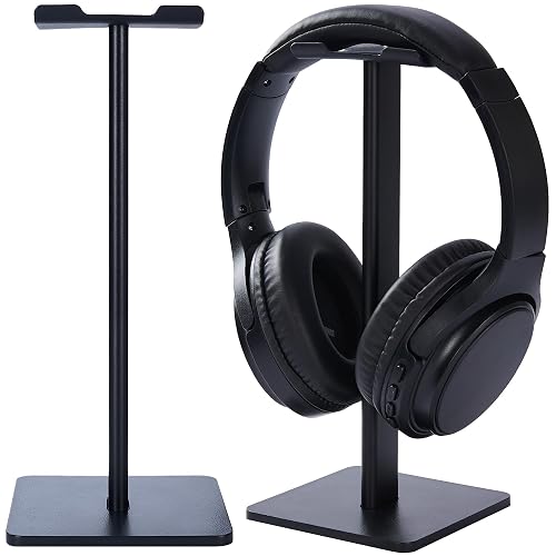 Headphone Stand for Desk - U Shaped Universal Headset Holder with Flexible Headrest, Sturdy Gaming Headphone Holder for Desk, Anti-Slip Base Headset