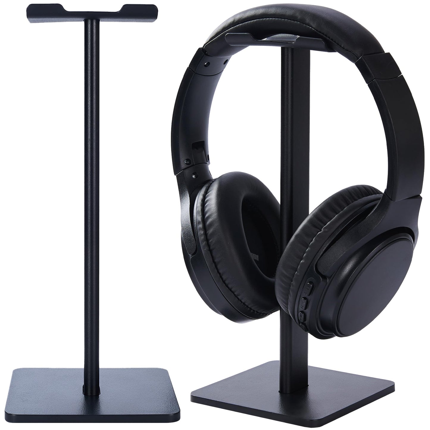 Headphone Stand for Desk - U Shaped Universal Headset Holder with Flexible Headrest, Sturdy Gaming Headphone Holder for Desk, Anti-Slip Base Headset