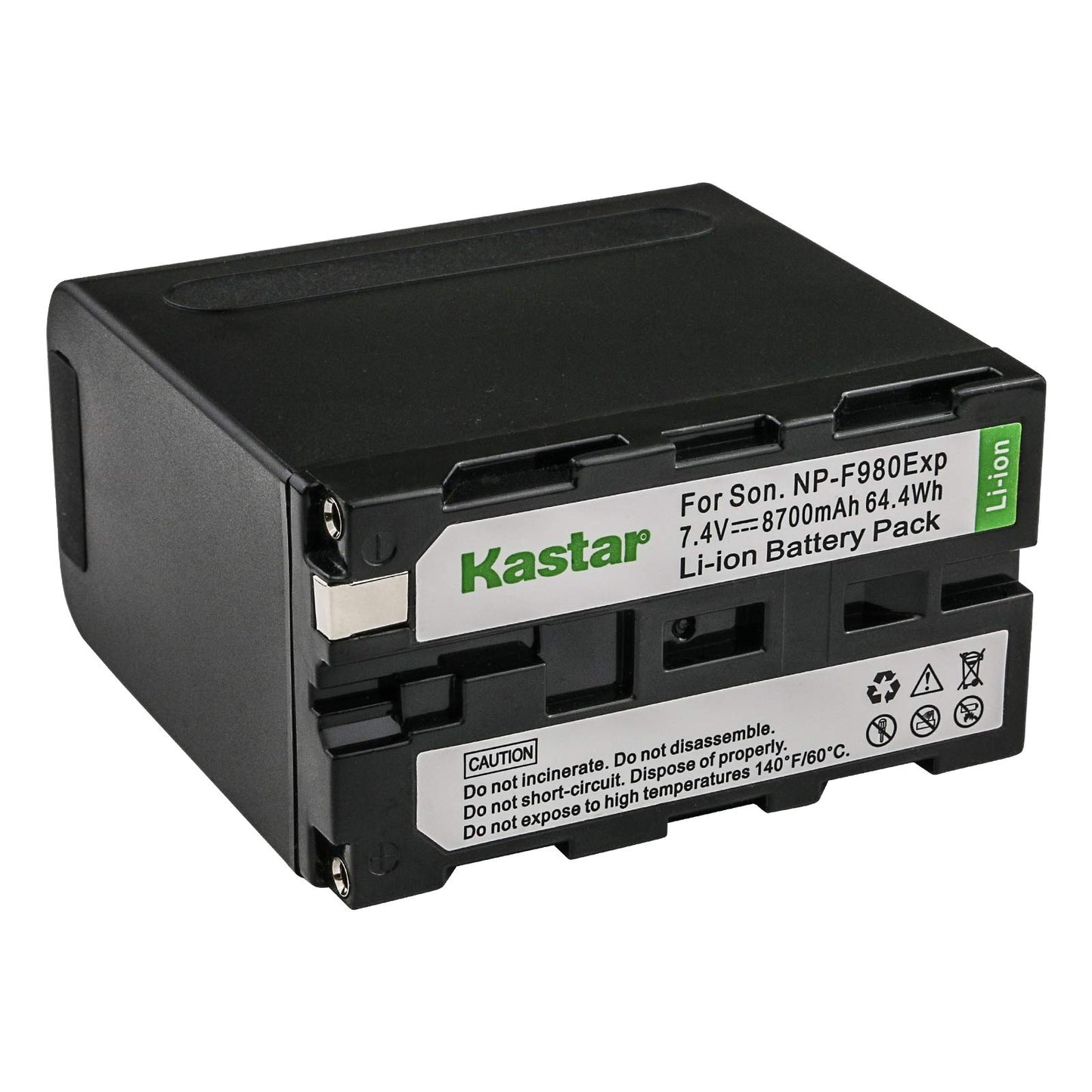 Kastar 2 Pack Battery and LCD Dual Fast Charger for Sony NP-F980 Pro NP-F970 HDR-AX2000 HDR-FX1 HDR-FX1000 HDR-FX1000E HDR-FX7 HDR-FX7E HVL-20DW