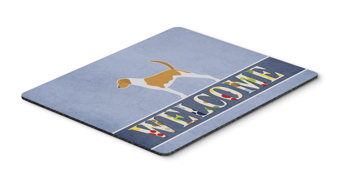Caroline's Treasures BB5502MP American Foxhound Welcome Mouse Pad, Hot Pad or Trivet for Home Office Gaming Working Computers Laptop Mouse