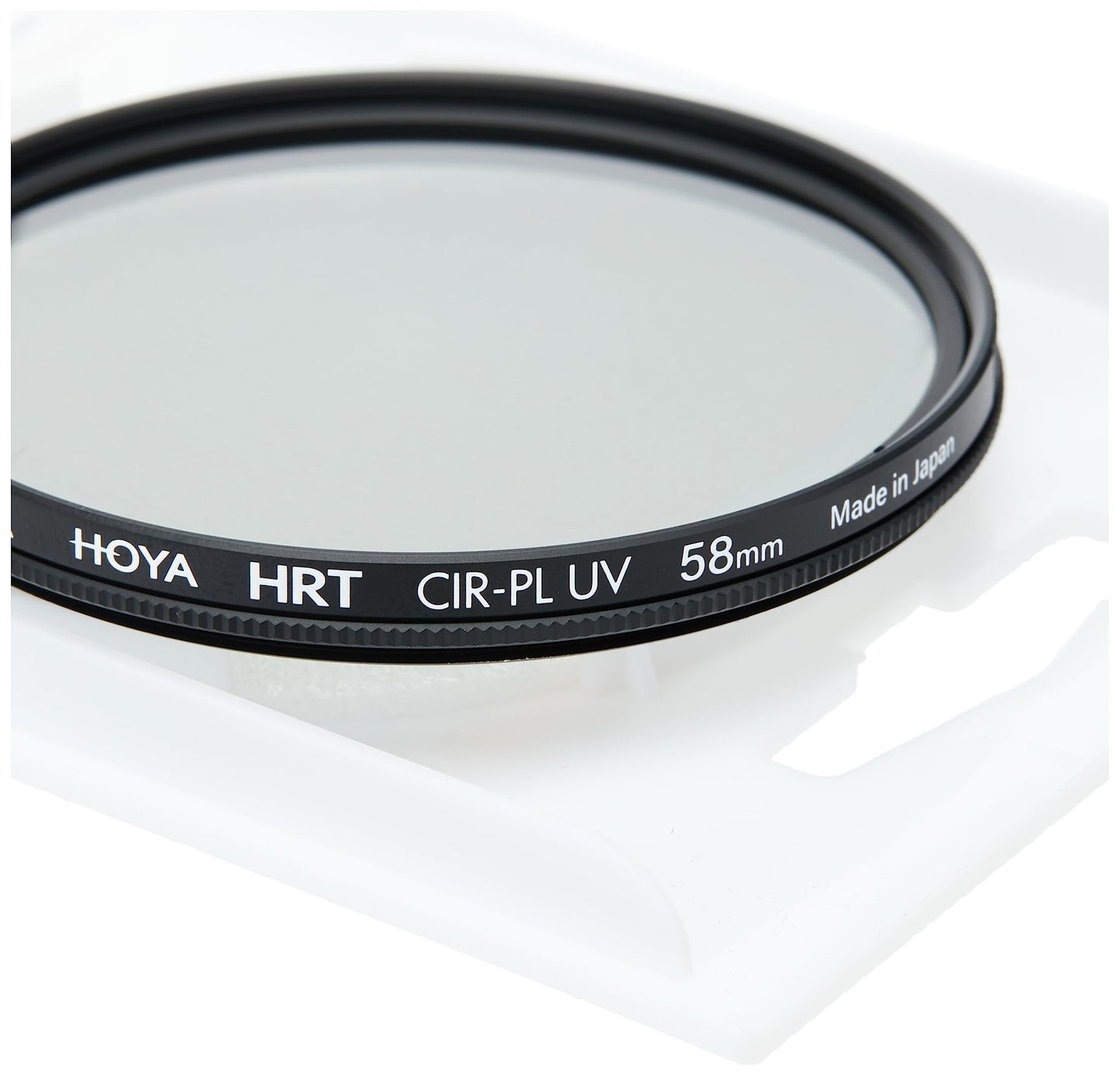 Hoya Circular Polarizer Filter (HRT CIR-PL UV) - 58mm Polarizing Filter with UV Absorbing Glass, High-Rate Transparency Film for Camera Lens