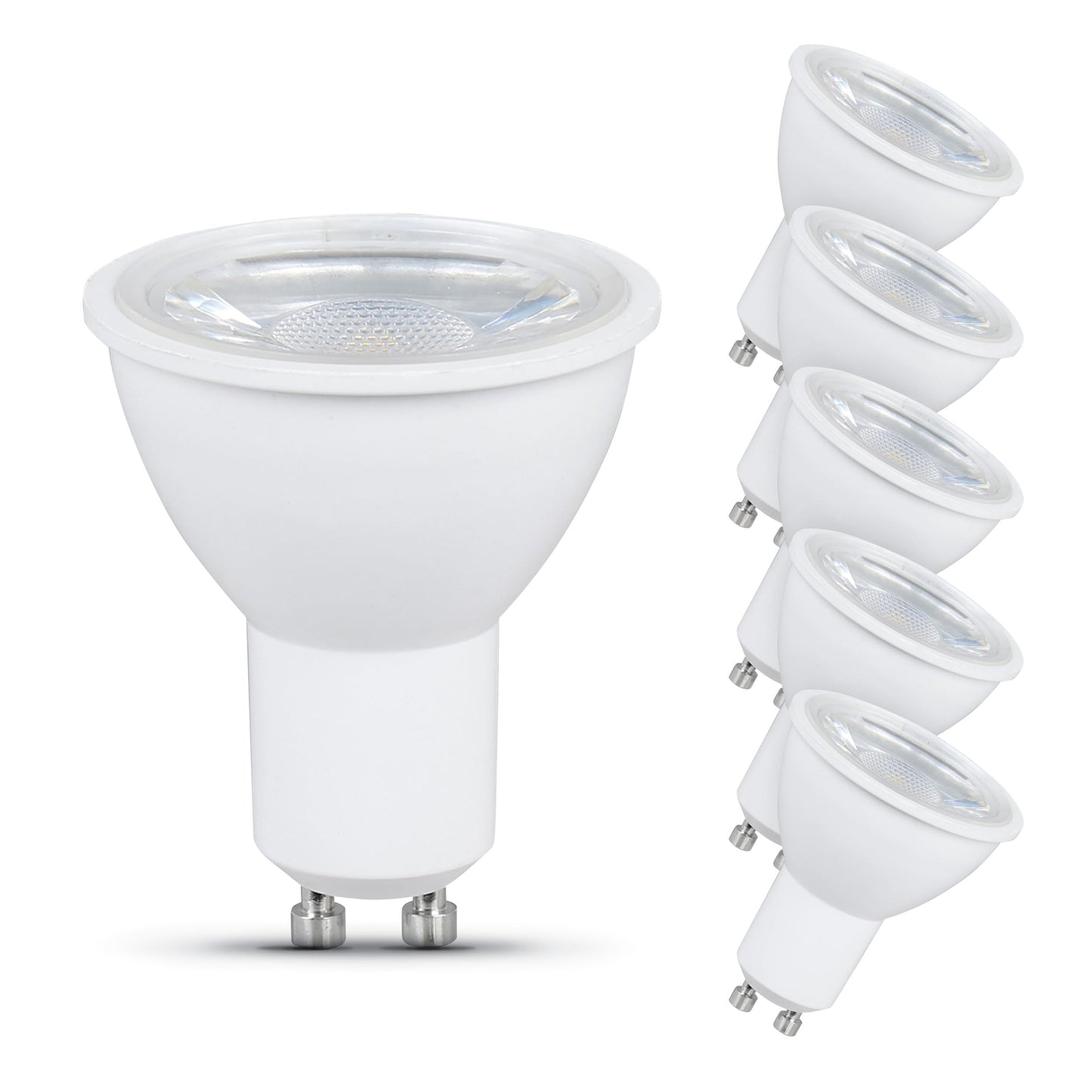 Feit Electric LED MR16 Track Light Bulb, 50W Eq, Daylight White, 6-Pack