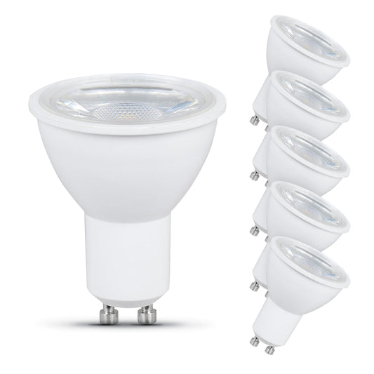 Feit Electric LED MR16 Track Light Bulb, 50W Eq, Daylight White, 6-Pack