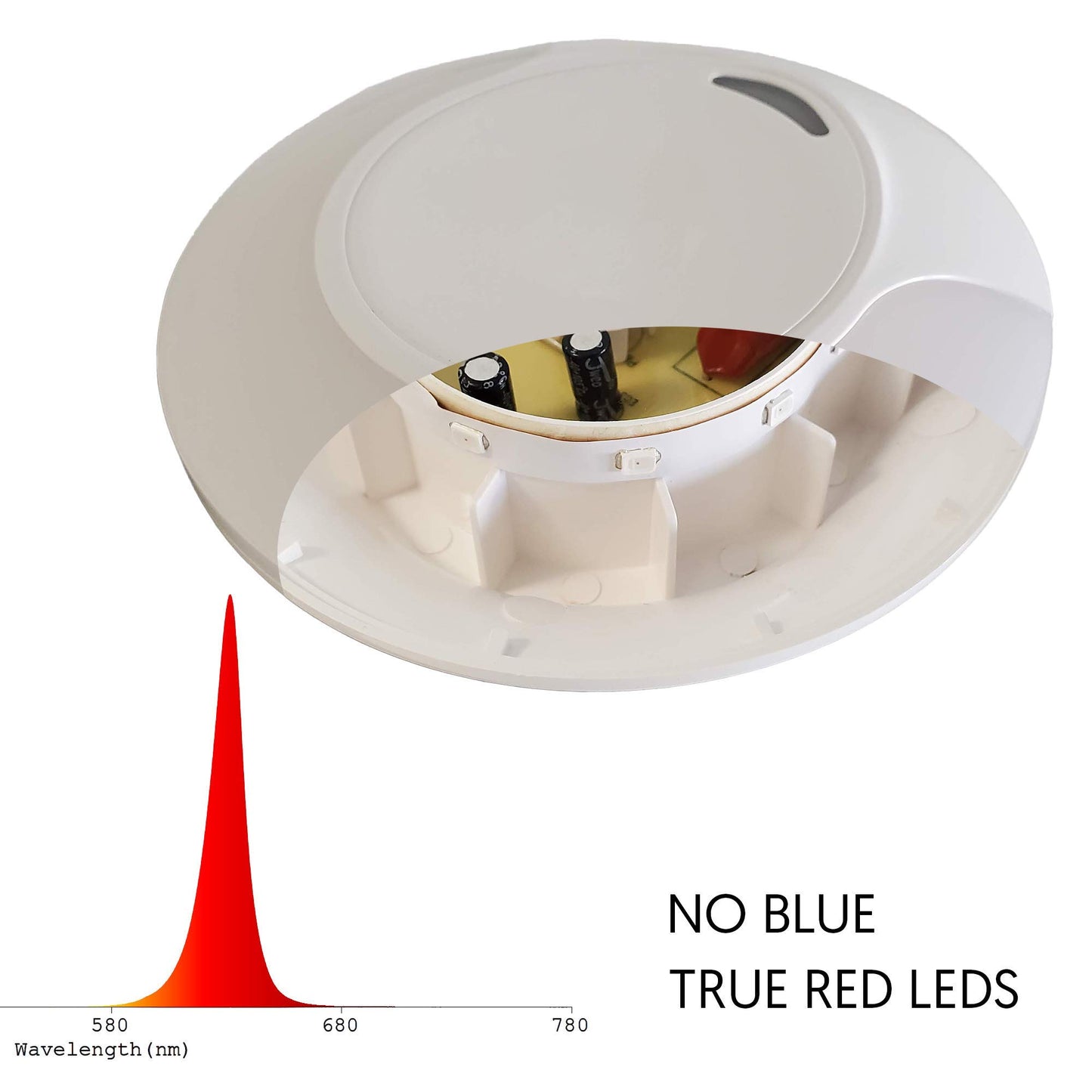 emagine A Sleep Aid Red Night Light Outlet Plug in with Dusk to Dawn Auto Sensor, Low Blue LED Promotes melatonin Production and Healthy Sleep