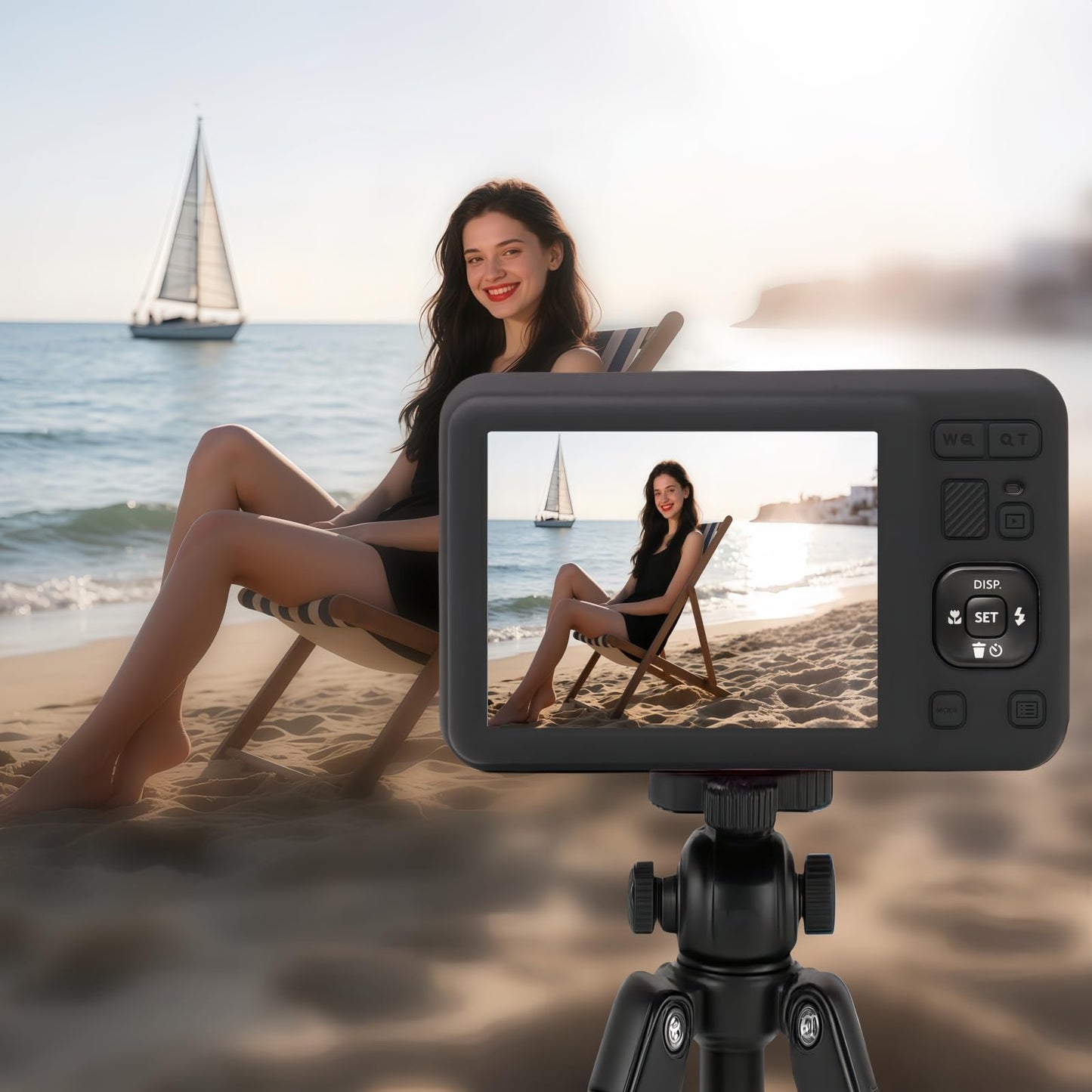 SZHSYJY Case for Kodak PIXPRO FZ55,FZ55 accessories,Soft Silicone Protective Case Removable Lens Cover,Comes with 2 Screen Protectors and 1 Wrist