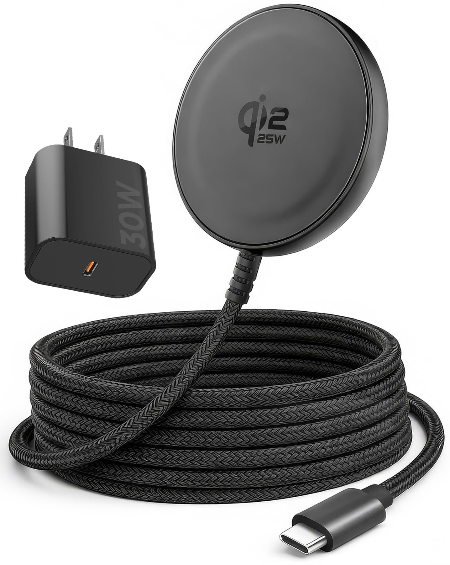 Qi2.2 Certified 25W Magnetic Wireless Charger for Samsung Galaxy S26 Ultra, S25, S24 - Compatible with MagSafe Fast-Charging 2.0 Plus Wall Adapter